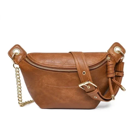 Fanny Packs For Women 2024 New High Quality Chain Crossbody Bag Trend Luxury Designer Shoulder Bags Fashion Exquisite Chest Pack